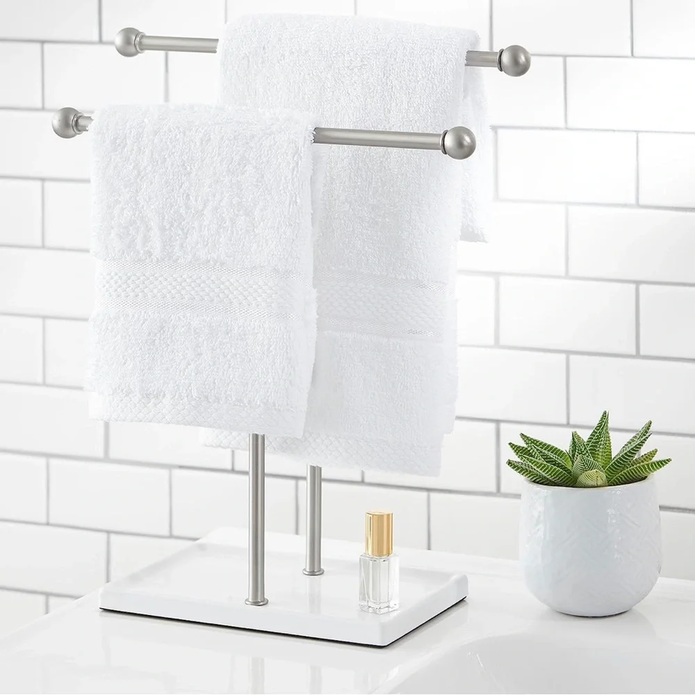 Double-T Hand Towel and Accessories T-Shape Stand